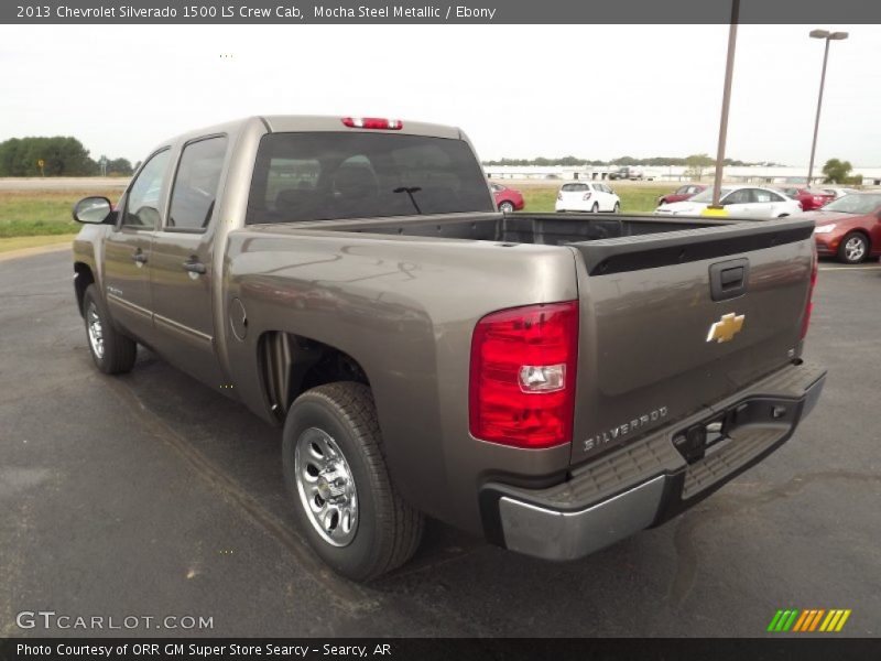 Mocha Steel Metallic / Ebony 2013 Chevrolet Silverado 1500 LS Crew Cab