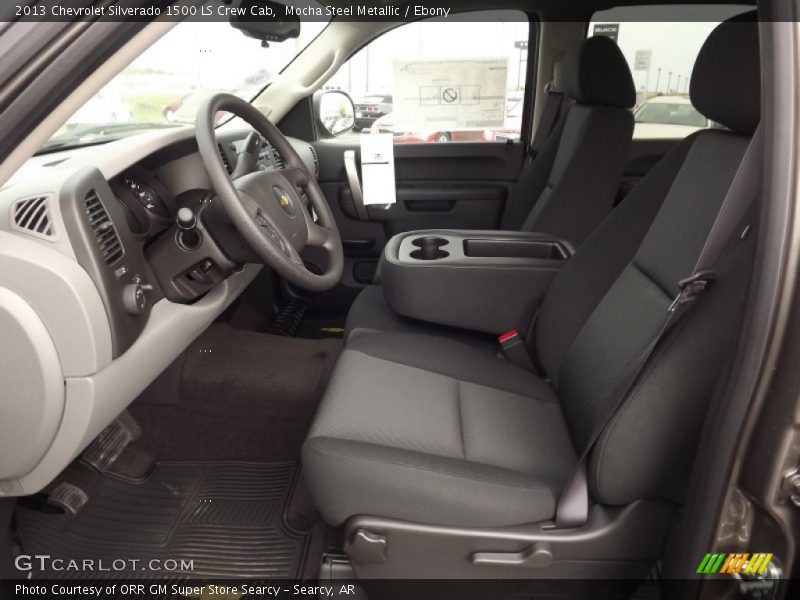 Mocha Steel Metallic / Ebony 2013 Chevrolet Silverado 1500 LS Crew Cab