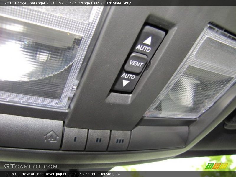 Toxic Orange Pearl / Dark Slate Gray 2011 Dodge Challenger SRT8 392
