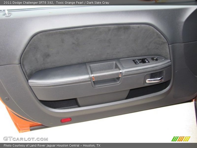 Toxic Orange Pearl / Dark Slate Gray 2011 Dodge Challenger SRT8 392