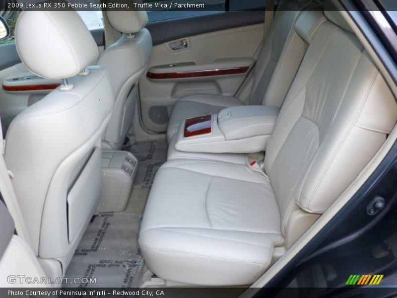 Rear Seat of 2009 RX 350 Pebble Beach Edition