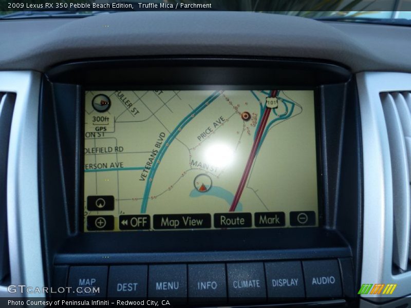 Navigation of 2009 RX 350 Pebble Beach Edition