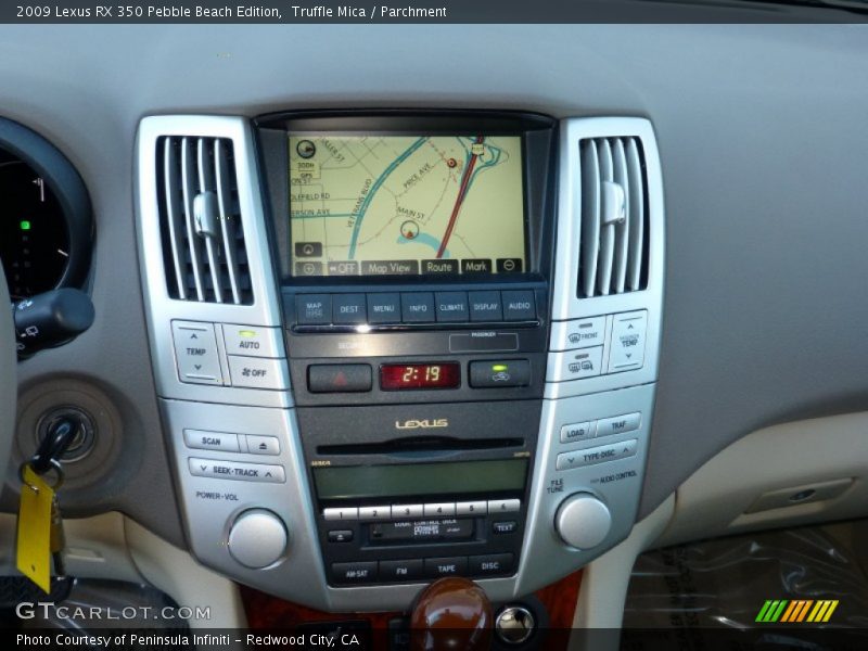 Controls of 2009 RX 350 Pebble Beach Edition