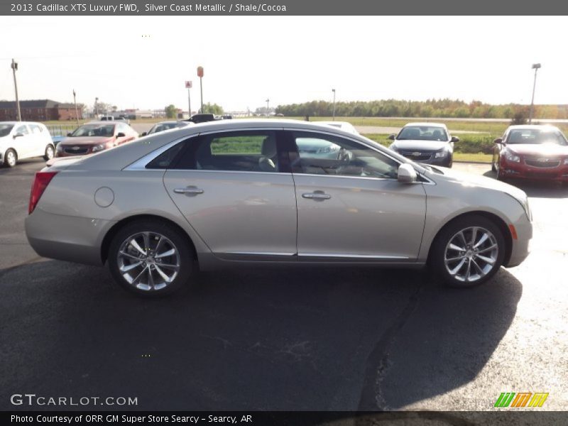 Silver Coast Metallic / Shale/Cocoa 2013 Cadillac XTS Luxury FWD
