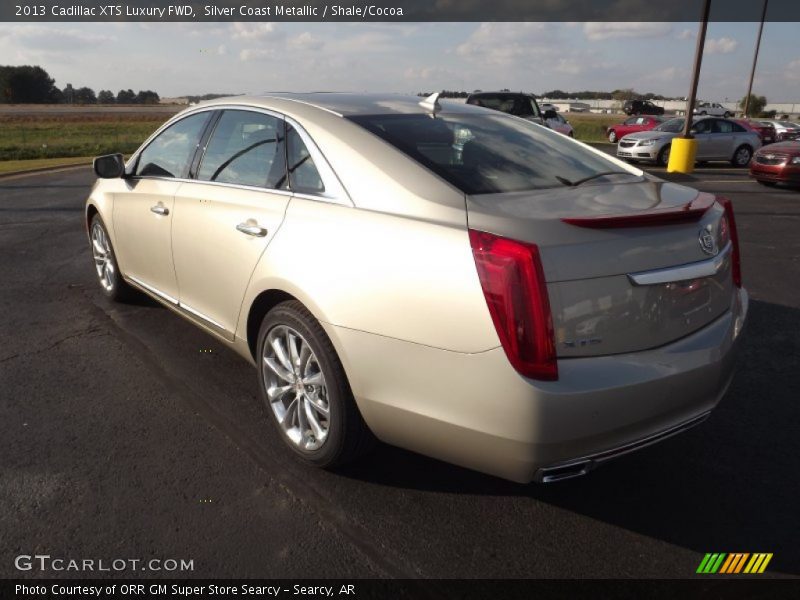 Silver Coast Metallic / Shale/Cocoa 2013 Cadillac XTS Luxury FWD