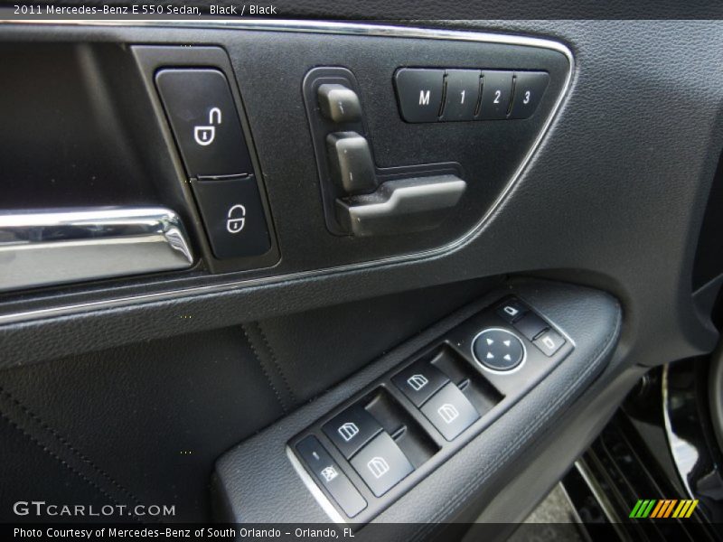 Black / Black 2011 Mercedes-Benz E 550 Sedan
