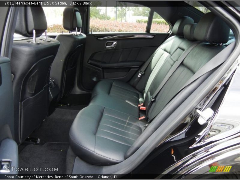 Black / Black 2011 Mercedes-Benz E 550 Sedan
