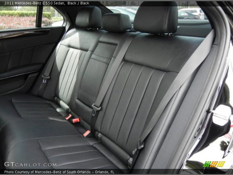 Black / Black 2011 Mercedes-Benz E 550 Sedan