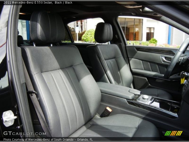 Black / Black 2011 Mercedes-Benz E 550 Sedan