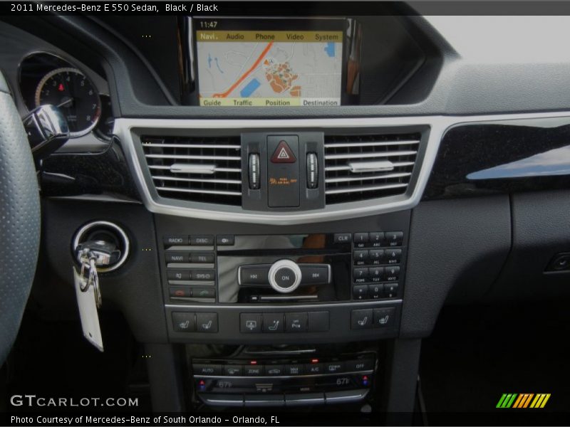 Black / Black 2011 Mercedes-Benz E 550 Sedan
