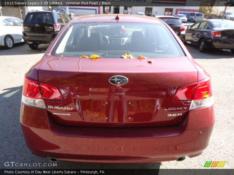 Venetian Red Pearl / Black 2013 Subaru Legacy 3.6R Limited