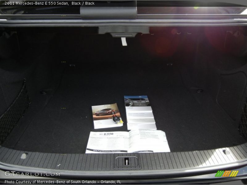 Black / Black 2011 Mercedes-Benz E 550 Sedan