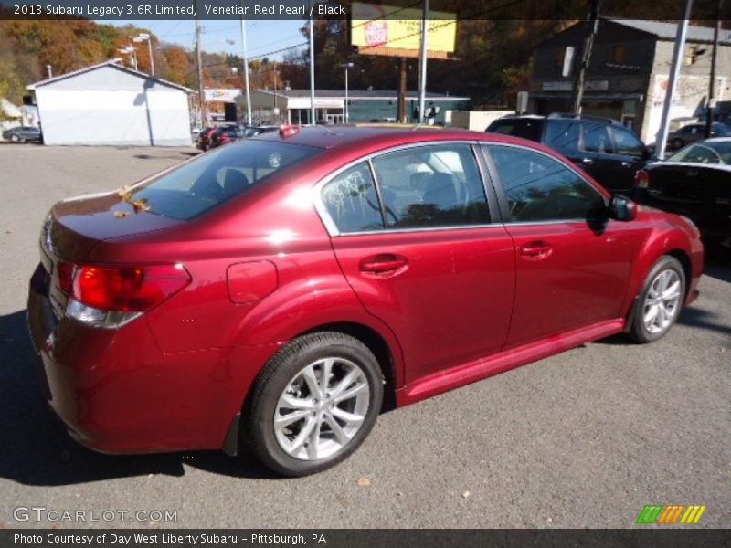 Venetian Red Pearl / Black 2013 Subaru Legacy 3.6R Limited