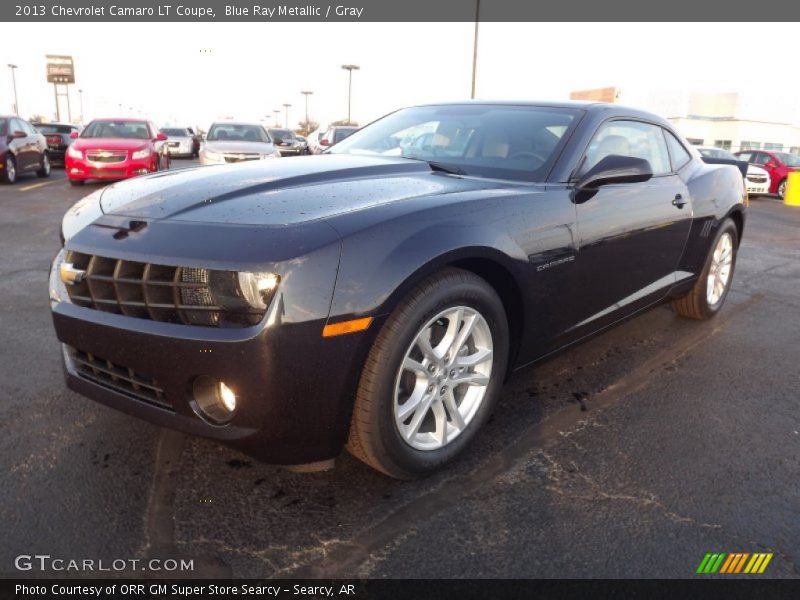 Blue Ray Metallic / Gray 2013 Chevrolet Camaro LT Coupe
