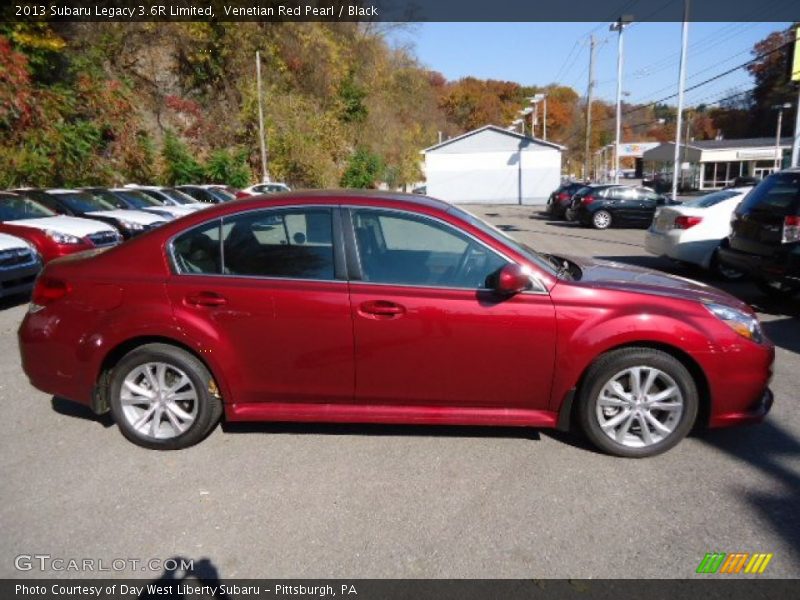 Venetian Red Pearl / Black 2013 Subaru Legacy 3.6R Limited
