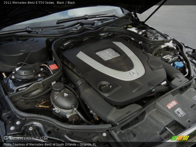 Black / Black 2011 Mercedes-Benz E 550 Sedan