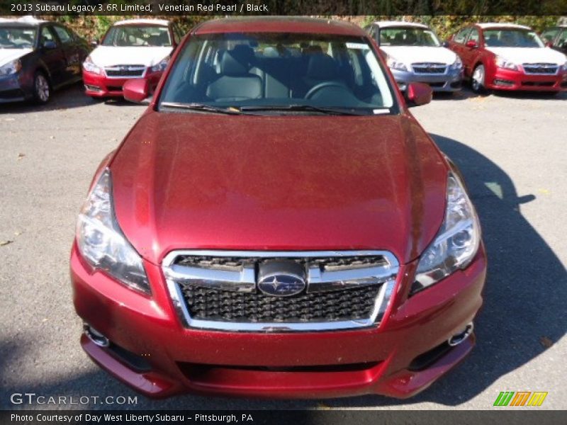 Venetian Red Pearl / Black 2013 Subaru Legacy 3.6R Limited