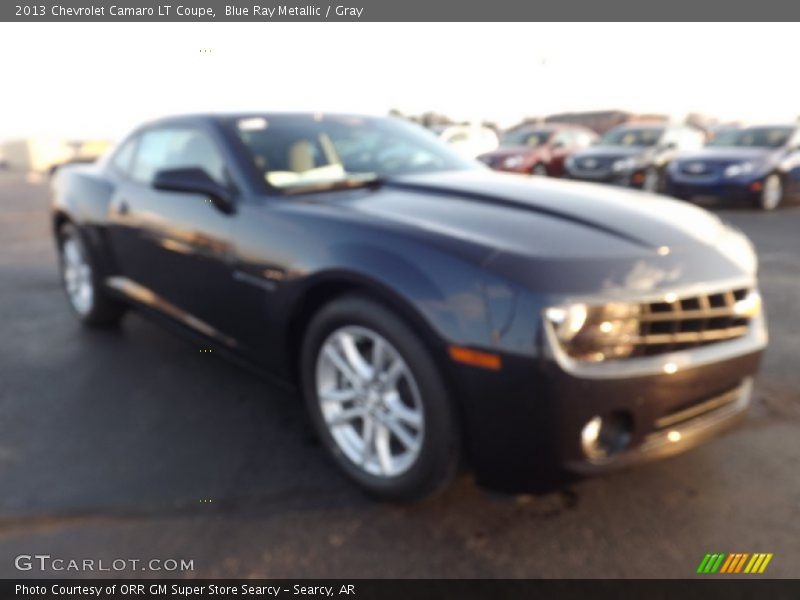Blue Ray Metallic / Gray 2013 Chevrolet Camaro LT Coupe