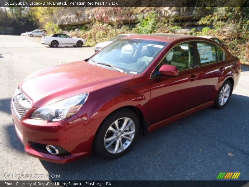 Venetian Red Pearl / Black 2013 Subaru Legacy 3.6R Limited