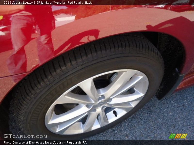 Venetian Red Pearl / Black 2013 Subaru Legacy 3.6R Limited