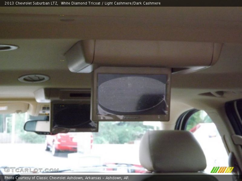 White Diamond Tricoat / Light Cashmere/Dark Cashmere 2013 Chevrolet Suburban LTZ