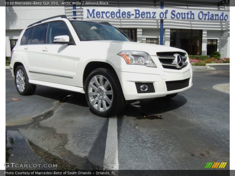 Arctic White / Almond/Black 2010 Mercedes-Benz GLK 350