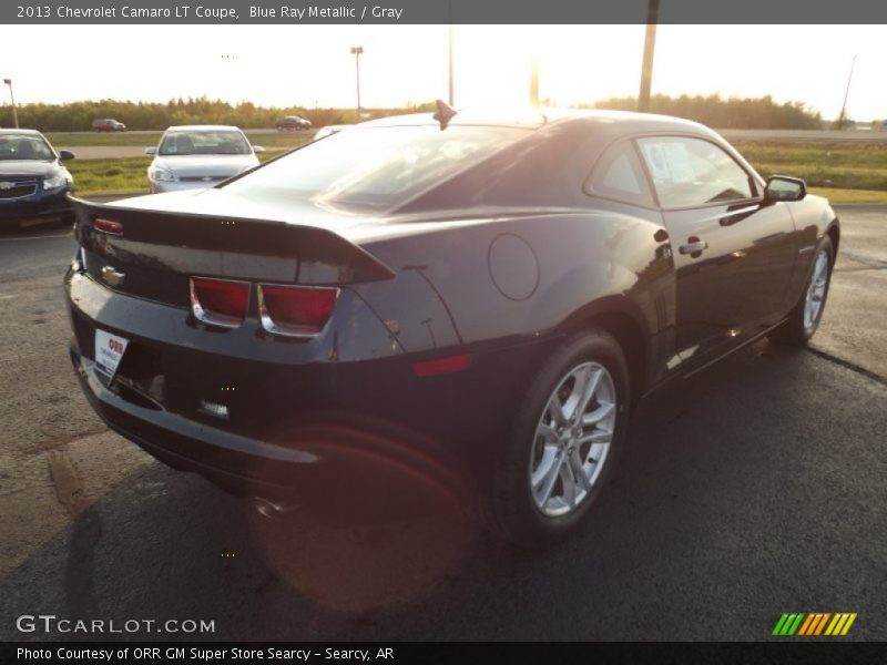Blue Ray Metallic / Gray 2013 Chevrolet Camaro LT Coupe