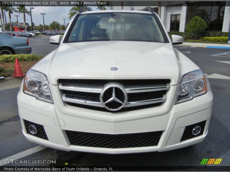 Arctic White / Almond/Black 2010 Mercedes-Benz GLK 350