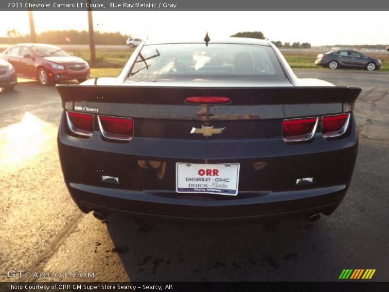 Blue Ray Metallic / Gray 2013 Chevrolet Camaro LT Coupe