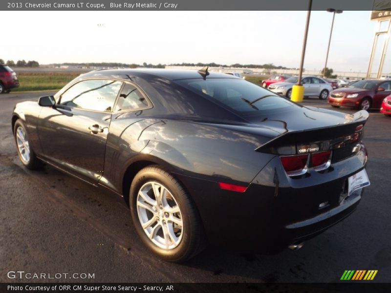 Blue Ray Metallic / Gray 2013 Chevrolet Camaro LT Coupe