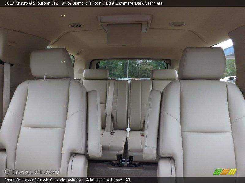 White Diamond Tricoat / Light Cashmere/Dark Cashmere 2013 Chevrolet Suburban LTZ