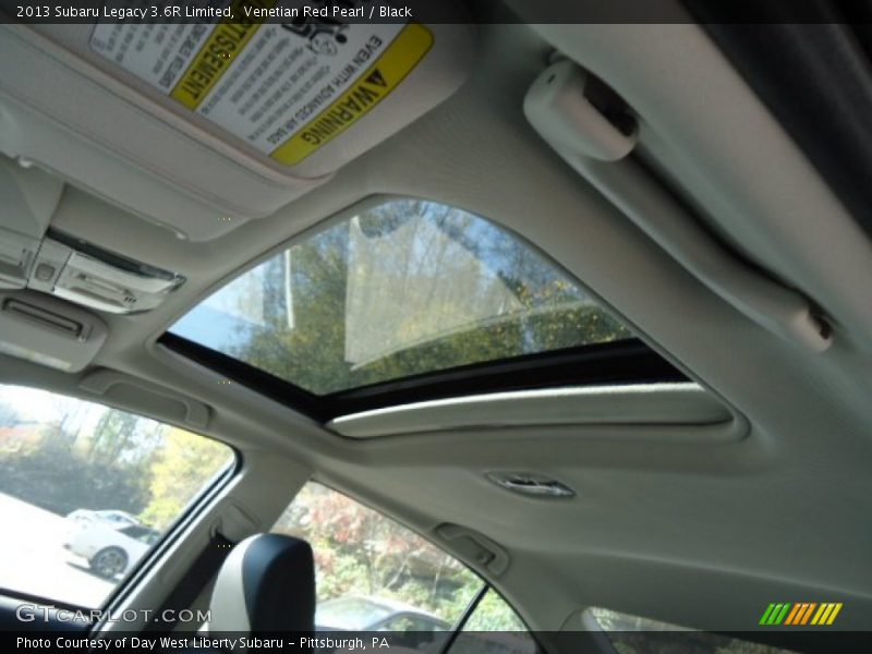 Venetian Red Pearl / Black 2013 Subaru Legacy 3.6R Limited