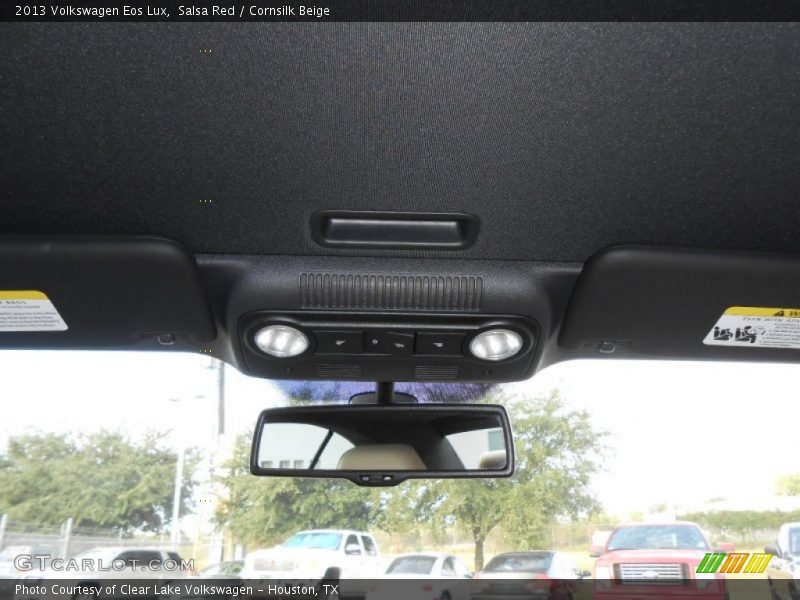 Salsa Red / Cornsilk Beige 2013 Volkswagen Eos Lux