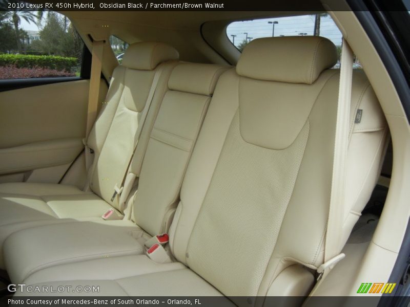 Rear Seat of 2010 RX 450h Hybrid