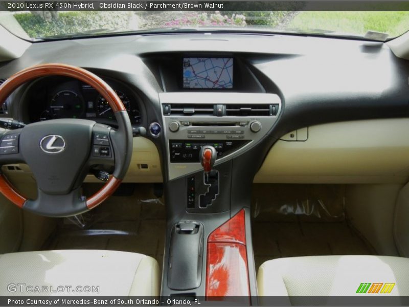 Dashboard of 2010 RX 450h Hybrid
