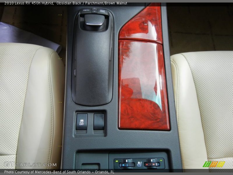 Controls of 2010 RX 450h Hybrid