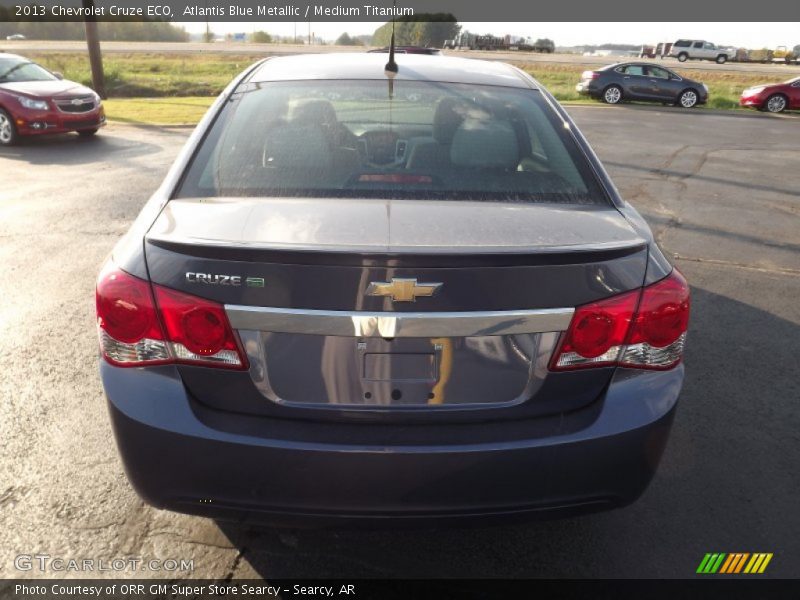 Atlantis Blue Metallic / Medium Titanium 2013 Chevrolet Cruze ECO