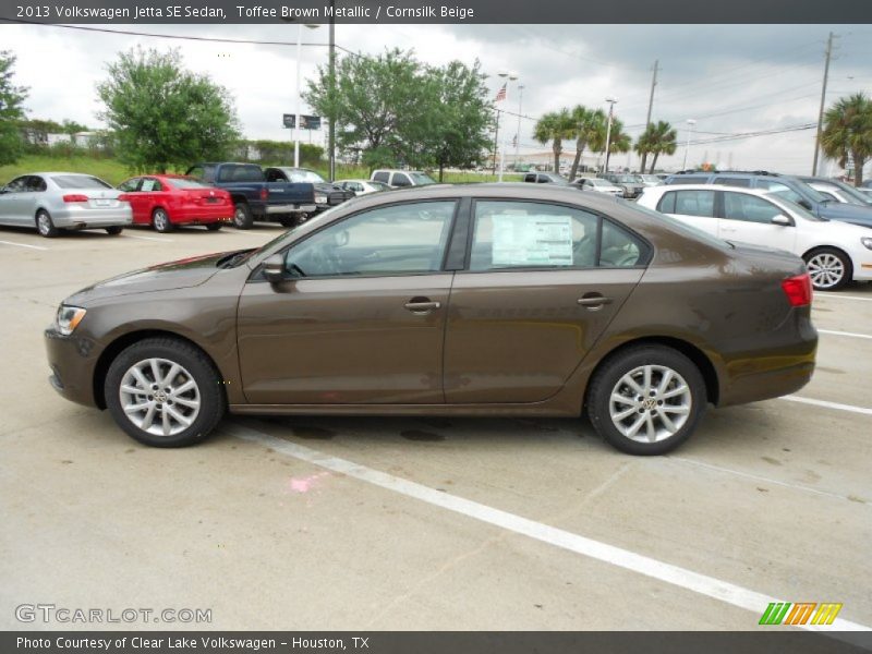 Toffee Brown Metallic / Cornsilk Beige 2013 Volkswagen Jetta SE Sedan