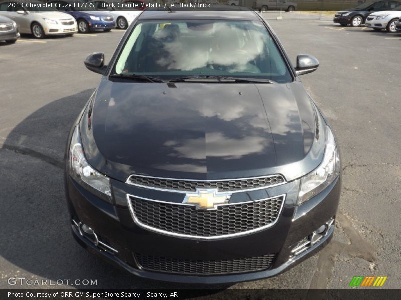 Black Granite Metallic / Jet Black/Brick 2013 Chevrolet Cruze LTZ/RS