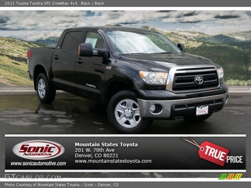 Black / Black 2013 Toyota Tundra SR5 CrewMax 4x4
