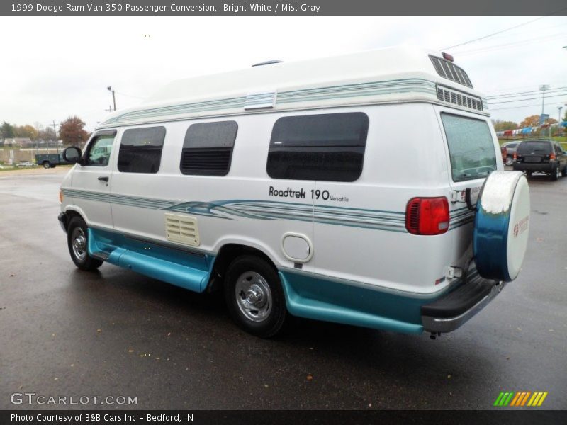 Bright White / Mist Gray 1999 Dodge Ram Van 350 Passenger Conversion