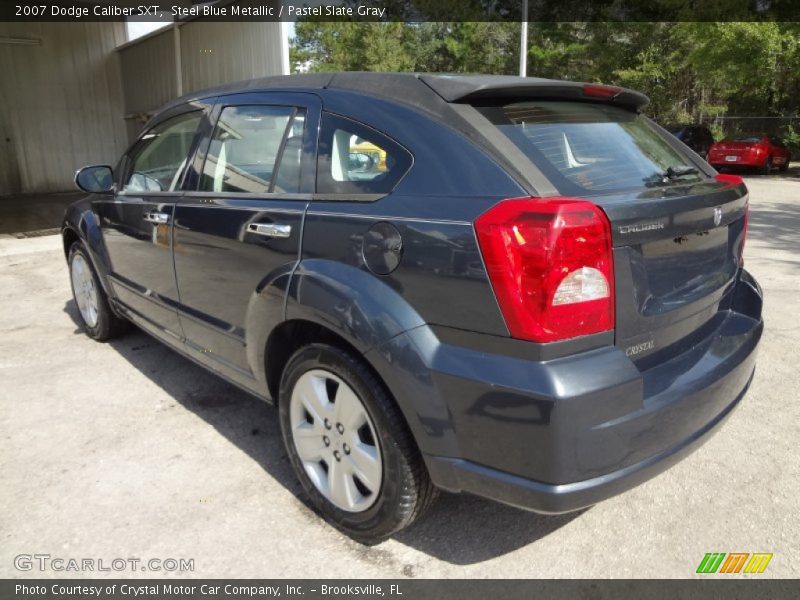 Steel Blue Metallic / Pastel Slate Gray 2007 Dodge Caliber SXT