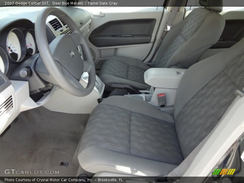 Steel Blue Metallic / Pastel Slate Gray 2007 Dodge Caliber SXT