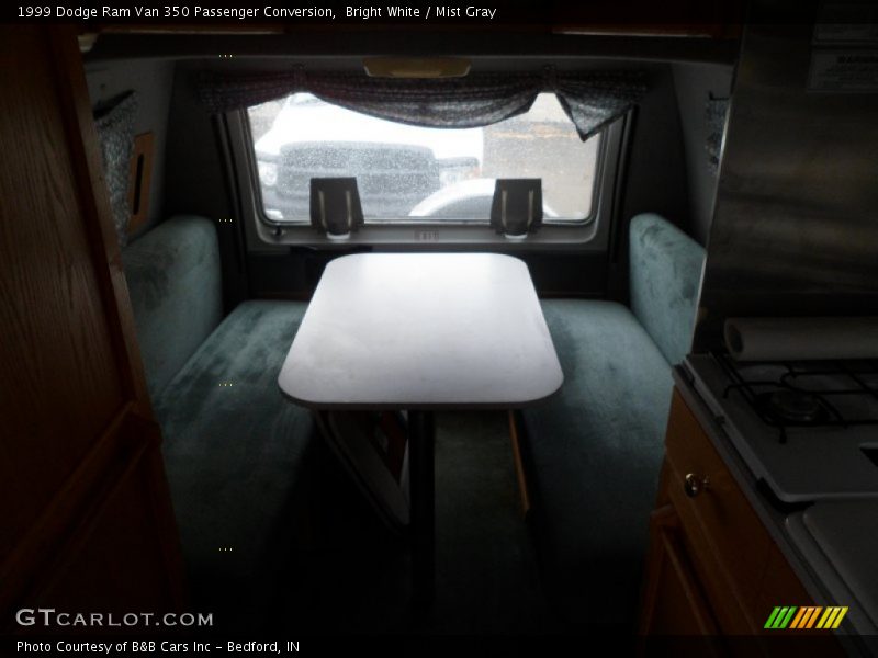 Bright White / Mist Gray 1999 Dodge Ram Van 350 Passenger Conversion