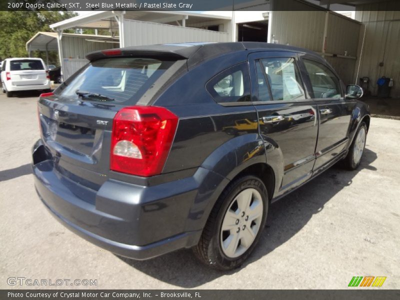 Steel Blue Metallic / Pastel Slate Gray 2007 Dodge Caliber SXT