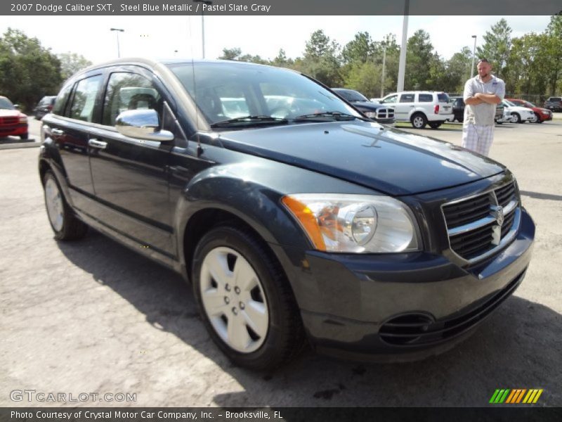 Steel Blue Metallic / Pastel Slate Gray 2007 Dodge Caliber SXT
