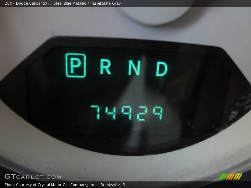 Steel Blue Metallic / Pastel Slate Gray 2007 Dodge Caliber SXT