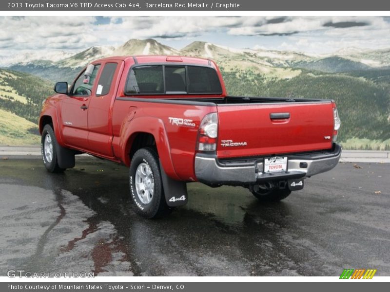 Barcelona Red Metallic / Graphite 2013 Toyota Tacoma V6 TRD Access Cab 4x4
