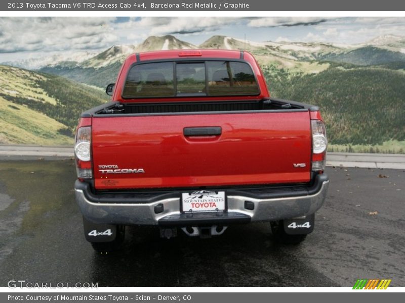 Barcelona Red Metallic / Graphite 2013 Toyota Tacoma V6 TRD Access Cab 4x4