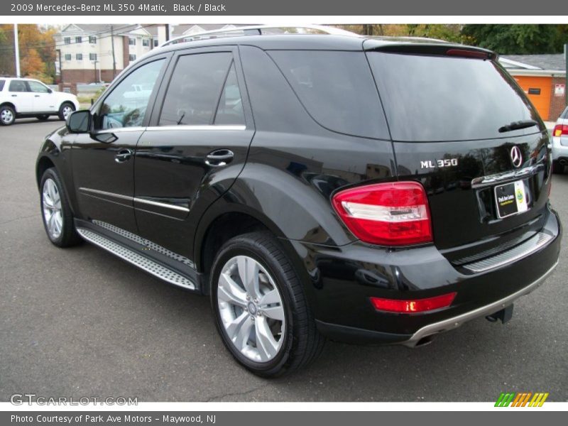 Black / Black 2009 Mercedes-Benz ML 350 4Matic